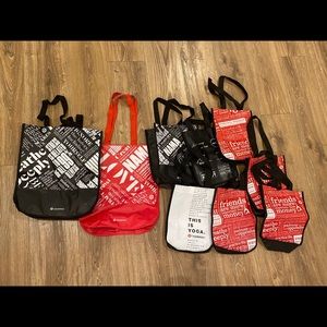 9 LULULEMON totes!